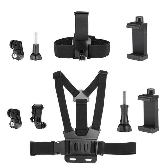 Ulanzi MP-2 Head Strap en Chest Strap Kit voor GoPro en smartphone - Obsolete