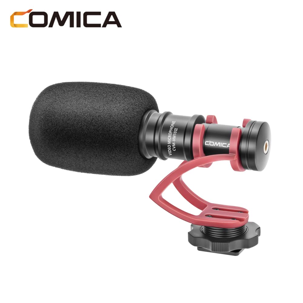 Comica CVM-VM10II directional microphone for smartphone and camera