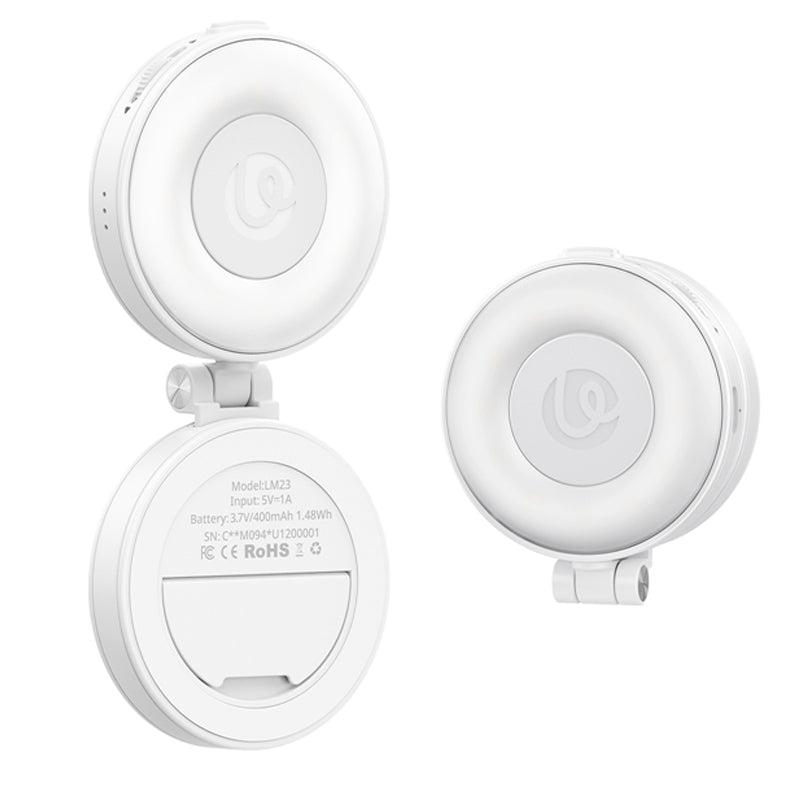 Ulanzi LM23 Smartphone Ring Light V2 met Magsafe - Wit - Videoverlichting