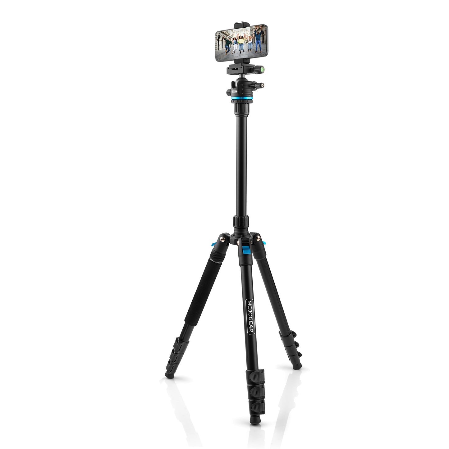 MOJOGEAR Swift Fotostatief 175cm met monopod voor Camera en Smartphone - Grote statieven