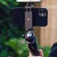 MOJOGEAR Video KIT / vlog set: Mini-statief + telefoonhouder + microfoon + lampje - Ministatieven