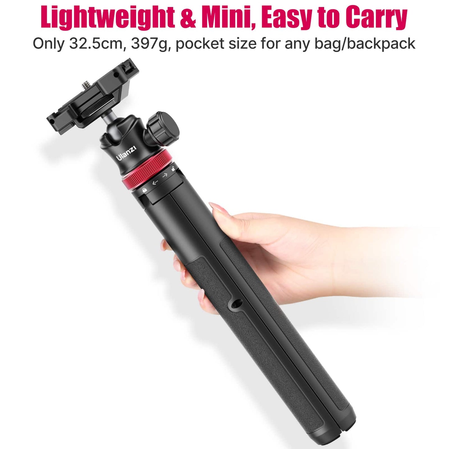 Ulanzi MT-44 Selfie stick Tripod for phone and camera - 146cm