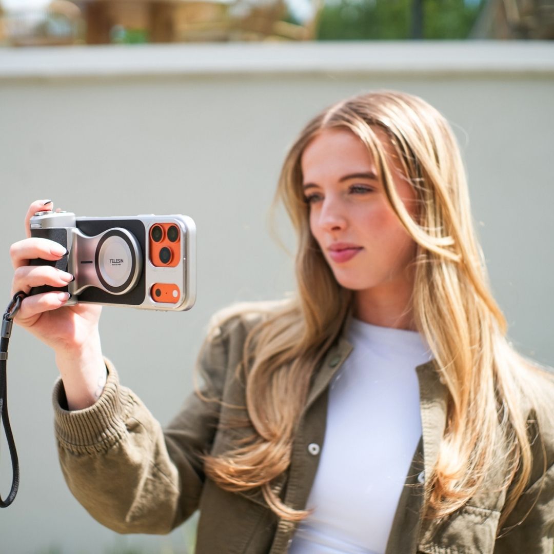 Telesin Master Grip voor iPhone & Android - Zwart