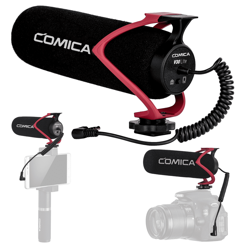 Comica CVM-V30 LITE richtmicrofoon voor camera en smartphone - Richtmicrofoons