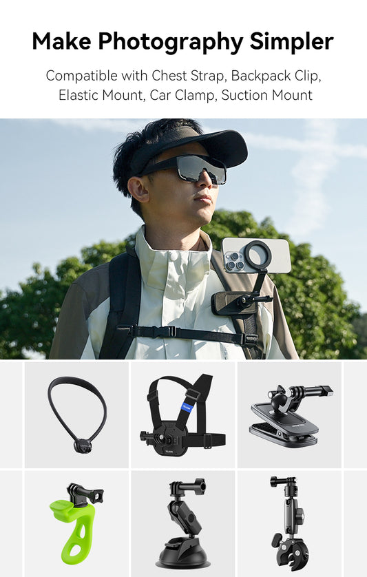 Telesin Smartphone MagSafe adapter voor GoPro-mount - Telefoon en Tablethouders