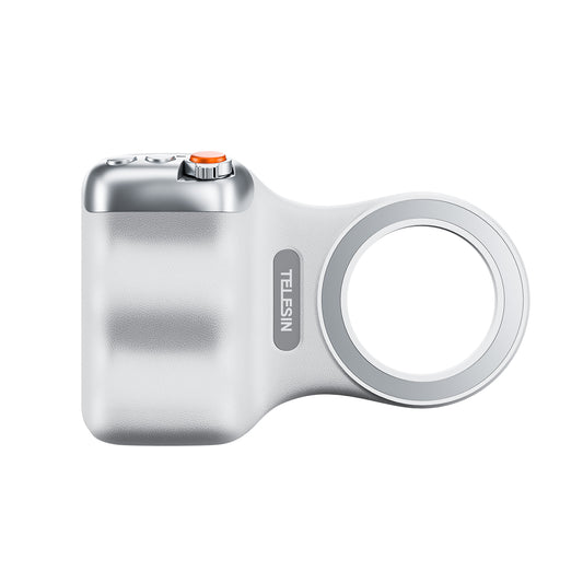 Telesin Fun Shot smartphone grip 2 magnetisch - Wit - Handgrips