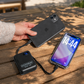 MOJOGEAR MINI GO 10,000 mAh power bank with built-in cables - Black
