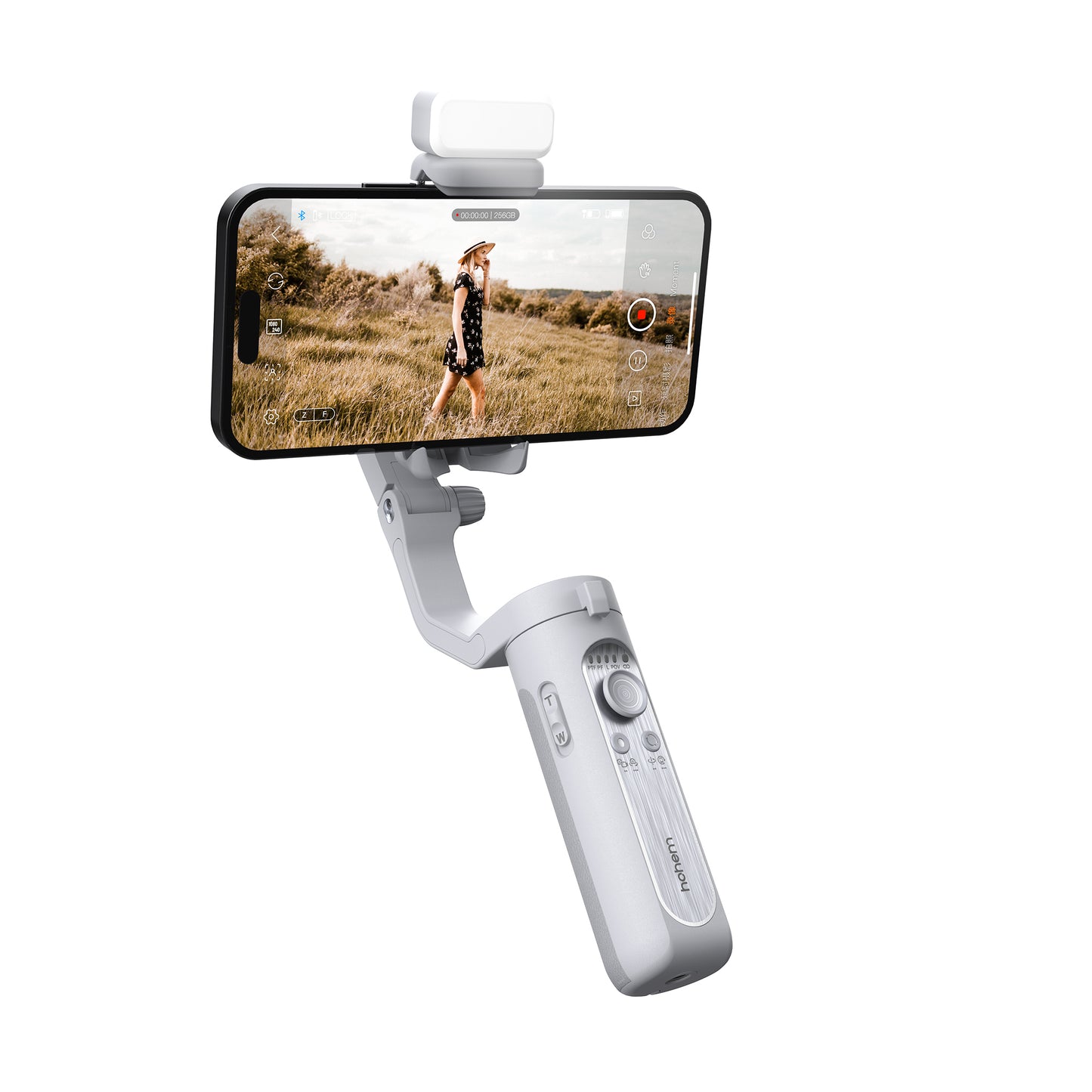 Hohem iSteady XE Kit - lightweight smartphone gimbal with light