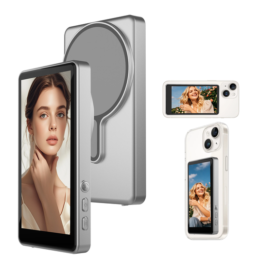 MOJOGEAR VS1 Selfie Vlog Monitor - Alleen compatibel met Samsung - Grijs - Overige producten