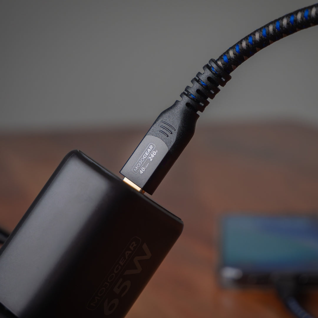 MOJOGEAR USB-C naar USB-C kabel 240W 40Gbps USB 4.0 - 3m - Telefoonkabels
