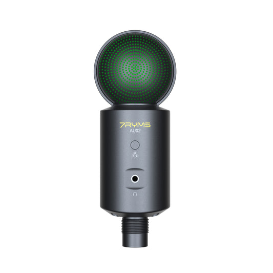 7RYMS AU02-K1 cardioïde USB microfoon kit met tafelstandaard - Microfoon