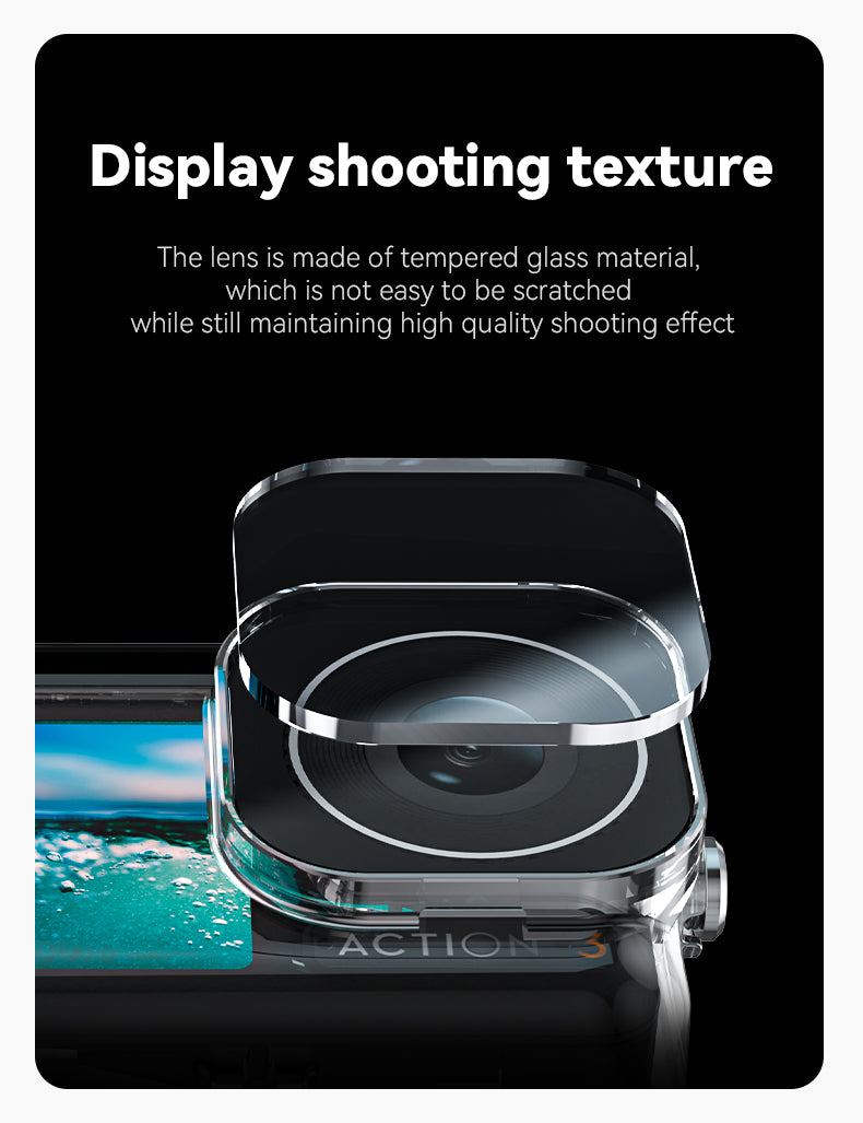 Telesin waterproof cage for DJI Osmo Action 3/4/5