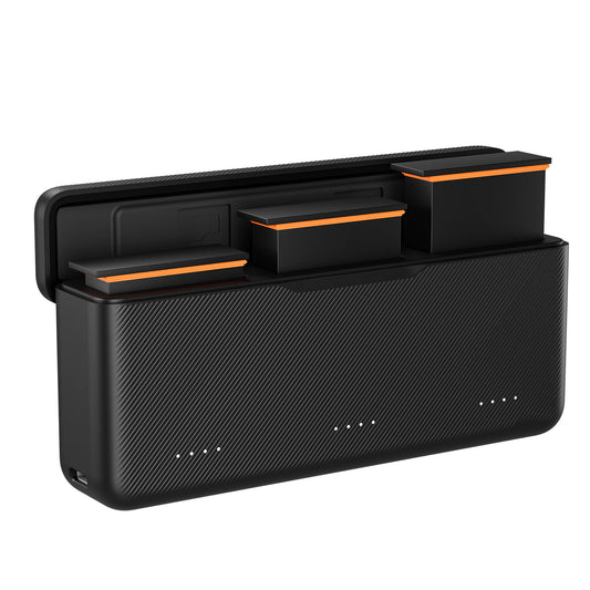 Telesin Pocket Oplaadbox voor DJI Osmo Action 5/4/3 (3 slots) - GoPro Accu's en opladers