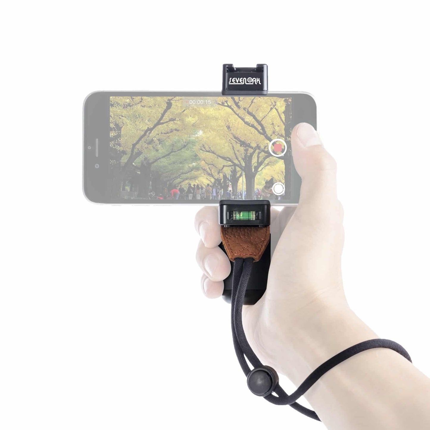 Smartphone Grip Combo: Sevenoak SK-PSC1 phone holder + Hand Grip Rubber