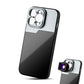 MOJOGEAR 17mm lens case voor iPhone 13 en 14 - Zwart/Grijs - Beschermhoezen
