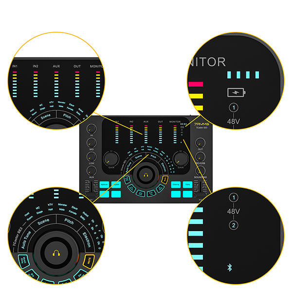 7RYMS Podcast Kit Solo - Caster, microfoon, koptelefoon -