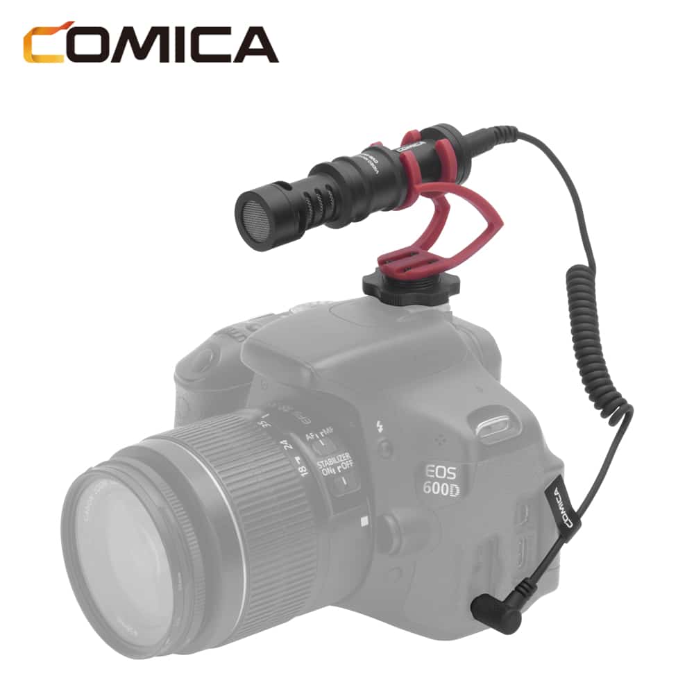 Comica CVM-VM10II directional microphone for smartphone and camera