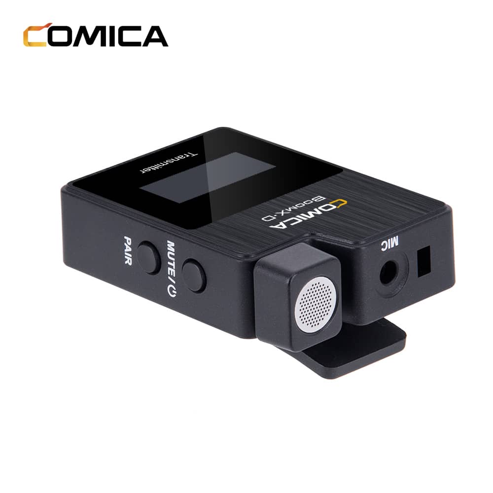 Comica BoomX-D D2 draadloze microfoon-set met 2 zender en ontvanger voor camera en smartphone - Draadloze microfoons