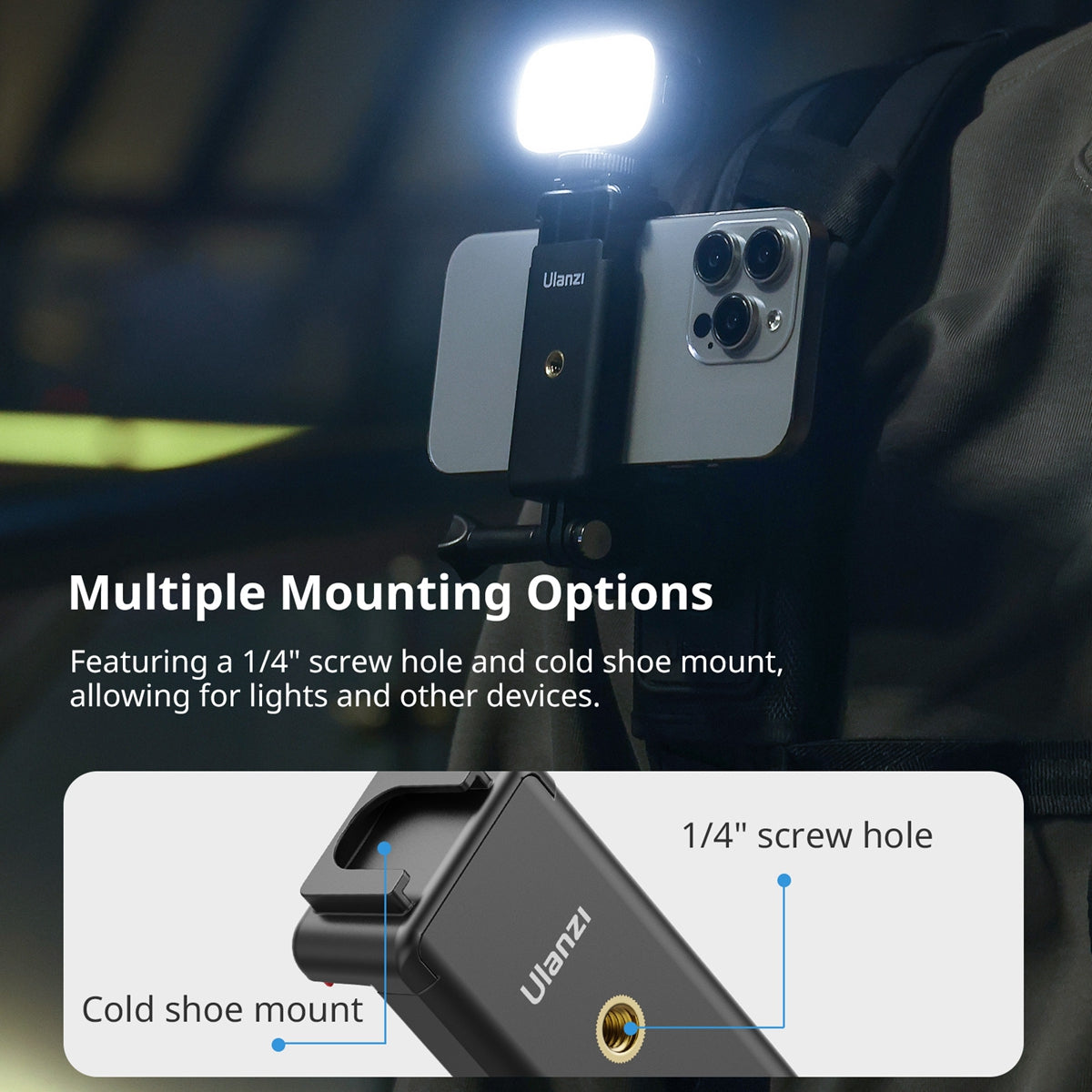 Ulanzi CO62 Go Quick II Backpack Clip Mount