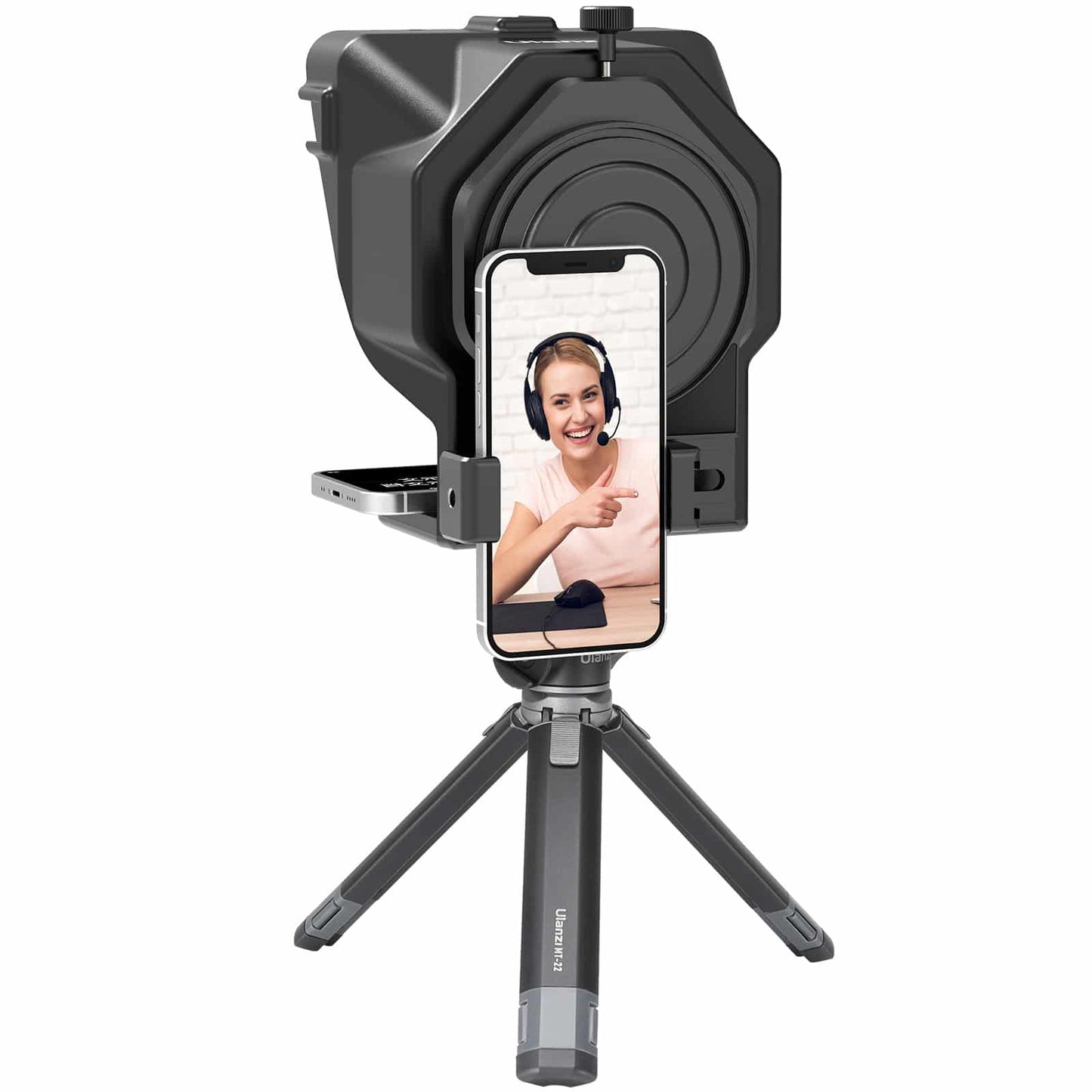 Ulanzi PT-15 Universal Autocue Teleprompter for Smartphone and Camera