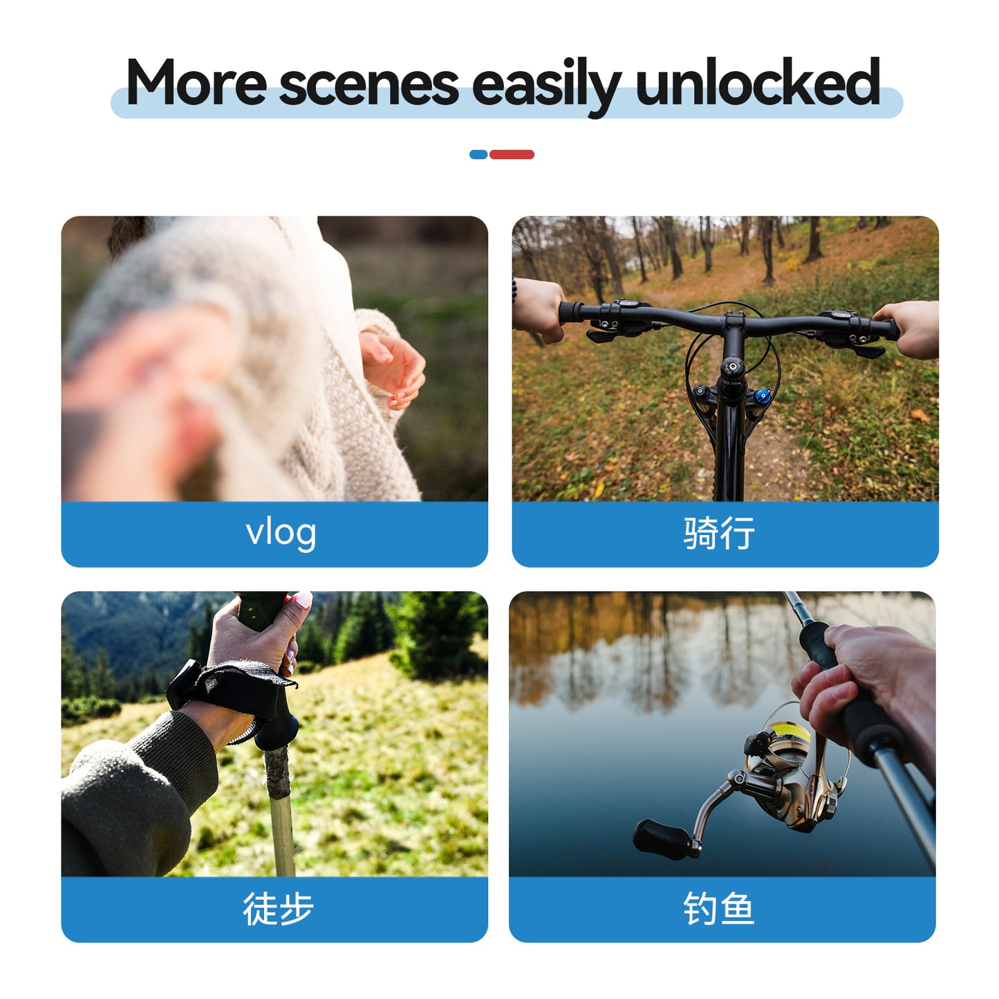 Telesin Neck Mount Quick Release for GoPro - Extra Large