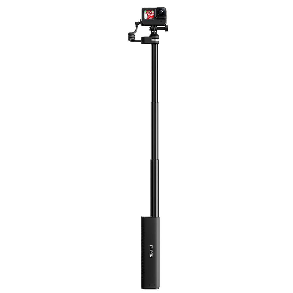 Telesin CSS-001 rechargeable selfie stick 90cm - 10,000 mAh power bank