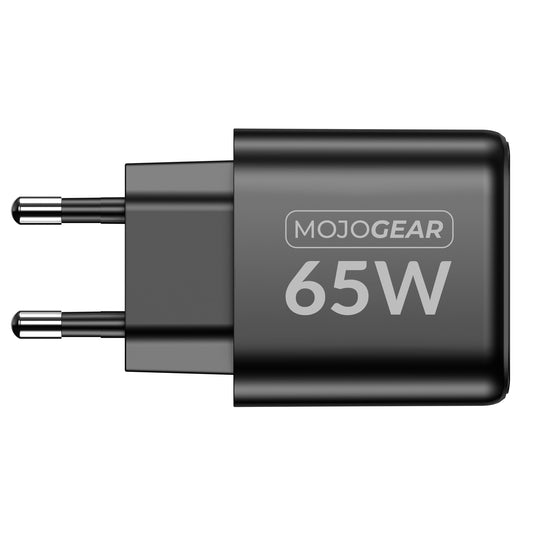 MOJOGEAR CHARGE+ 65W snellader met USB naar USB-C kabel 3 meter | Geschikt voor Samsung/iPhone 15/16 - Opladers