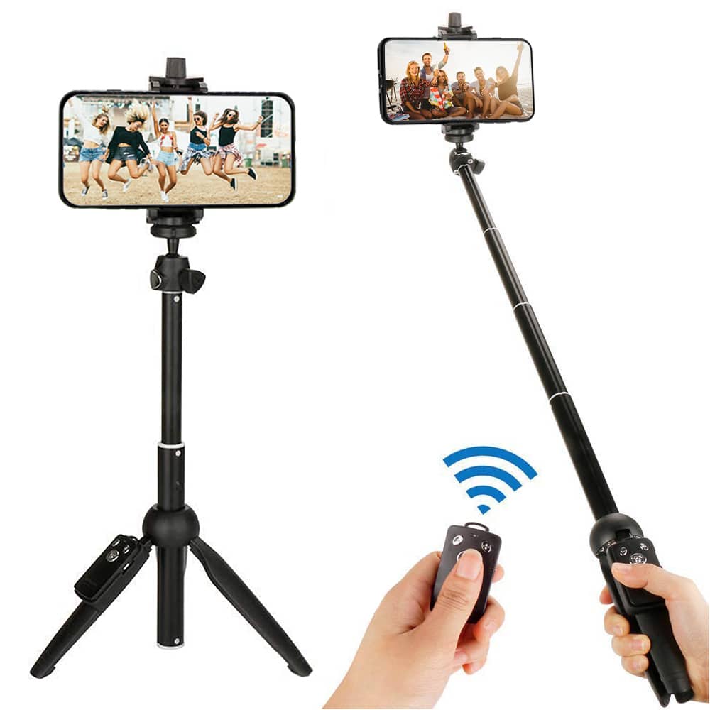 Yunteng YT-9928 Selfie stick met statief voor smartphone en camera - Selfiesticks