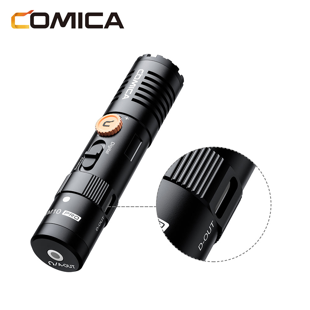 Comica VM10 Pro compact microphone for phone and camera - with 3.5mm and USB-C