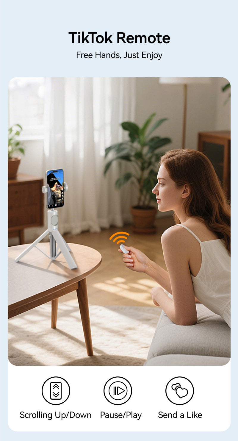 Telesin P1-TSS-001 Selfie Stick Tripod - White