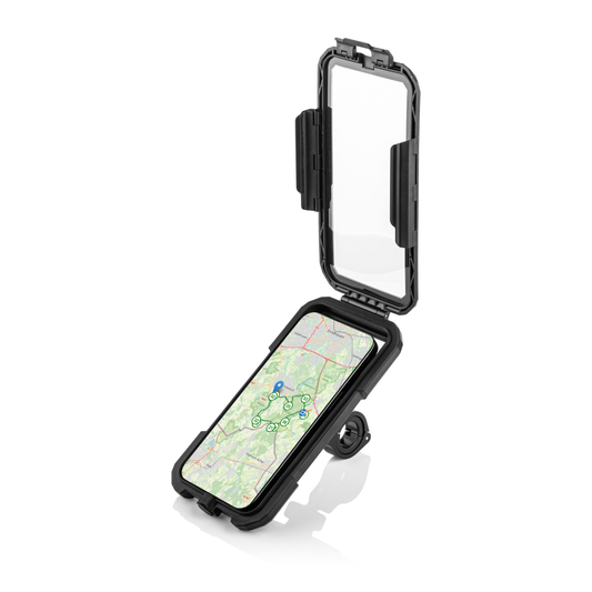 MOJOGEAR waterdichte telefoonhouder voor fiets & motor - Large - Telefoonhouders