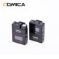 Comica BoomX-D D1 wireless microphone set with 1 transmitter and receiver for camera and smartphone