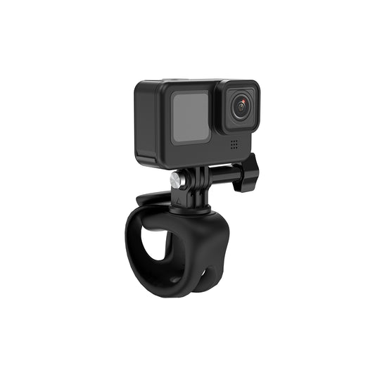 Telesin silicone buisklem met mount voor action camera - Zwart - GoPro Mounts