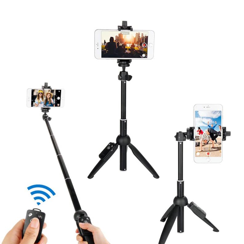 Yunteng YT-9928 Selfie stick met statief voor smartphone en camera - Selfiesticks