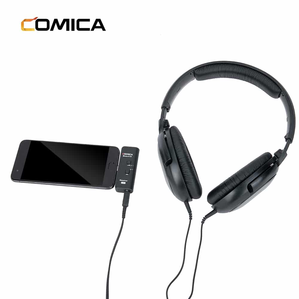 Comica BoomX-D UC2 wireless microphone set with 2 transmitters and USB-C receiver