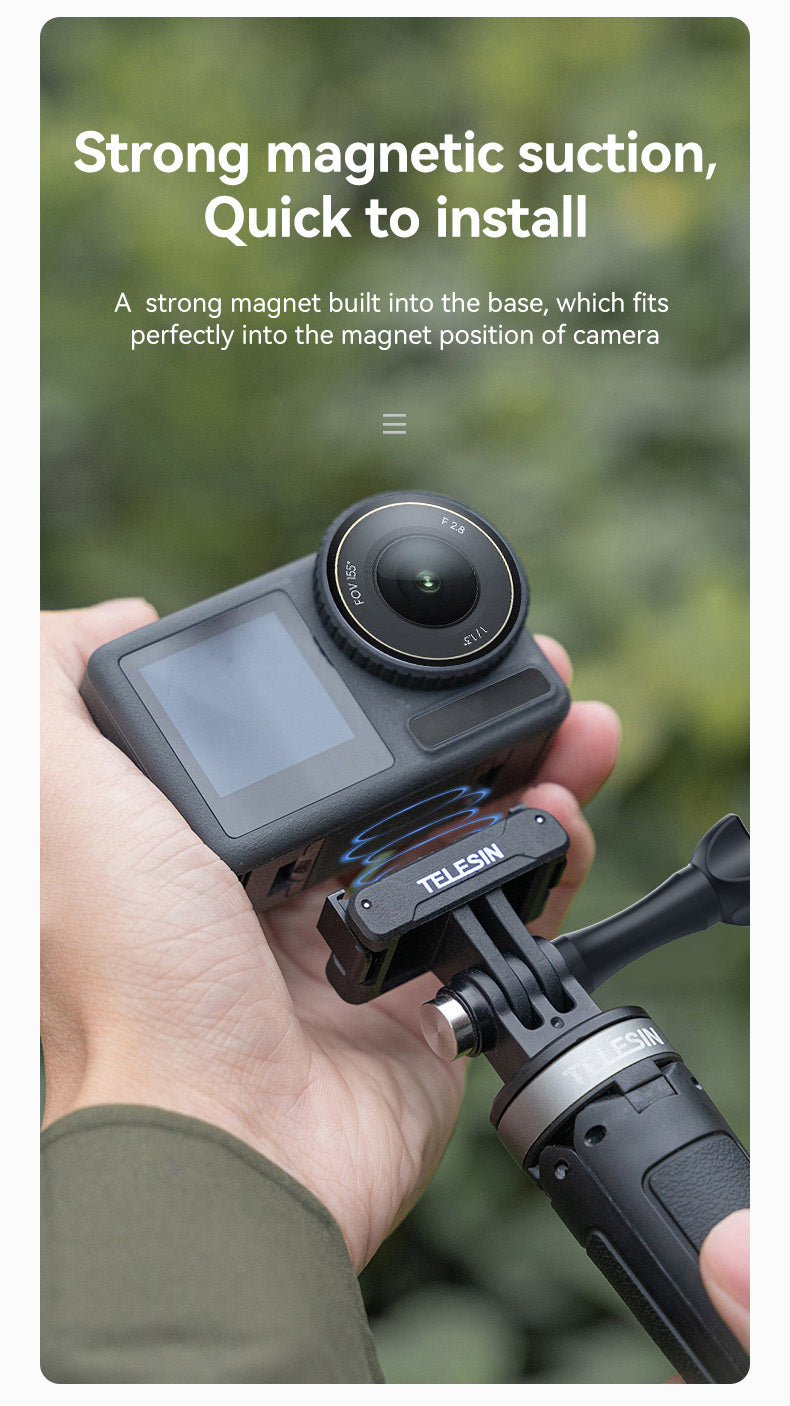 Telesin Magnetic Dual Claw Mount - DJI Osmo Action 3/4/5