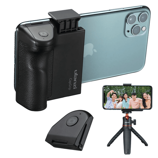 Ulanzi CapGrip smartphone camera grip met Bluetooth afstandsbediening - Telefoonhouders