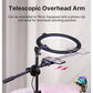 VIJIM K15 RGB Ring lamp with 170cm tripod, arm and remote