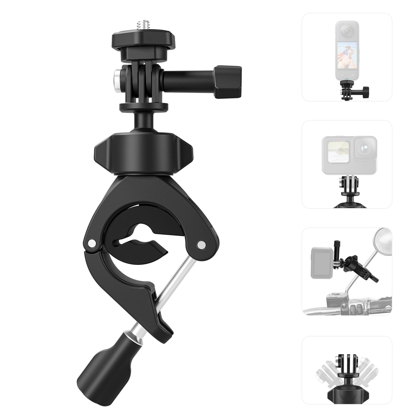 Telesin Bike Tube Mount for action cam - 360º rotatable
