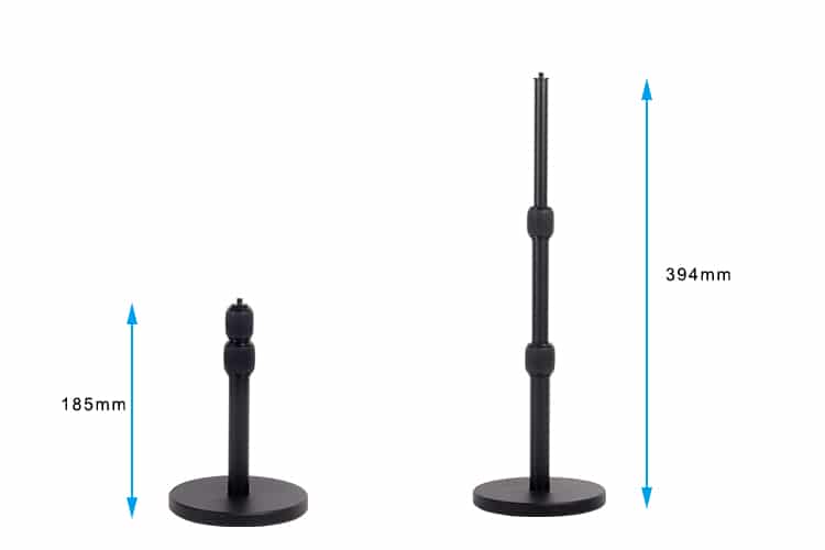 MOJOGEAR DS2 Microphone Table Stand Extendable