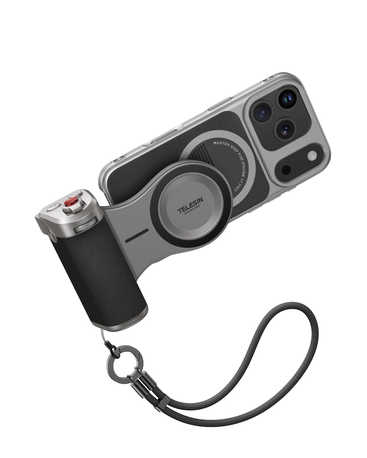 Telesin Master Grip V2 voor iPhone 17 Pro - Creator Combo met lamp en filter - Handgrips