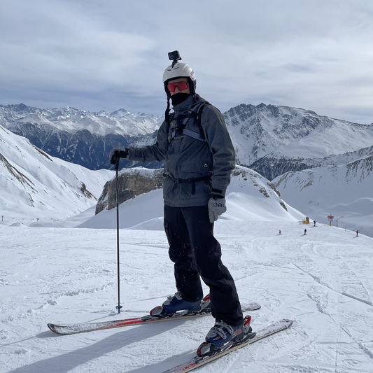 MOJOGEAR Action Camera Mount set Zelfklevend (recht+gebogen) - GoPro-accessoires