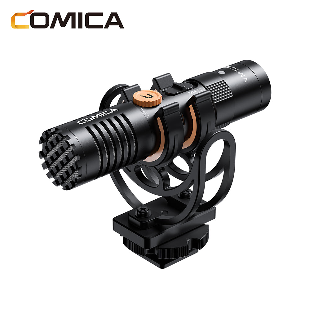 Comica VM10 Pro compacte microfoon voor telefoon en camera - met 3.5mm en USB-C - Obsolete