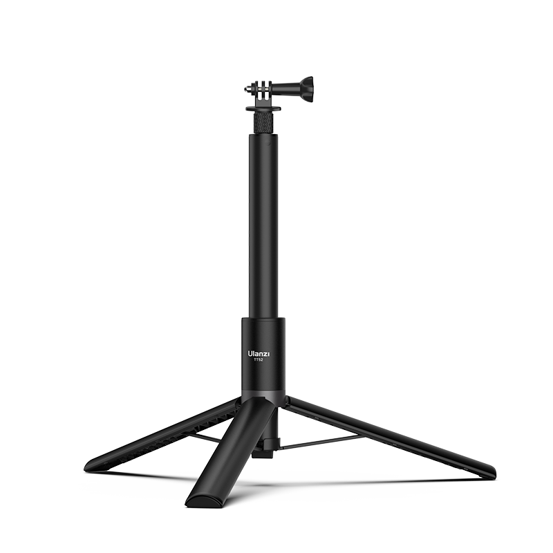 Ulanzi TT52 Selfie Stick Statief - 150 cm - 2-in-1 ontwerp - Zwart - GoPro Tripods