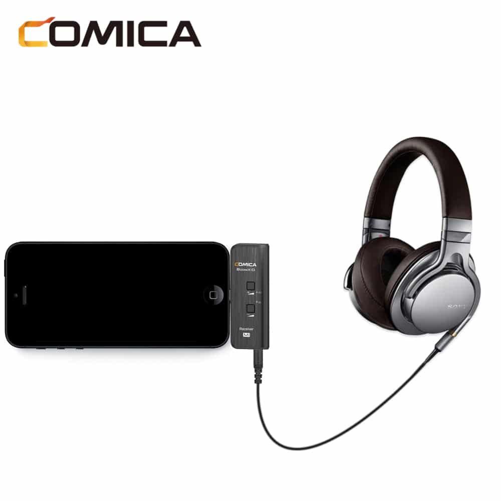 Comica BoomX-D MI1 draadloze microfoon-set met 1 zender en Lightning-ontvanger voor iPhone - Draadloze microfoons