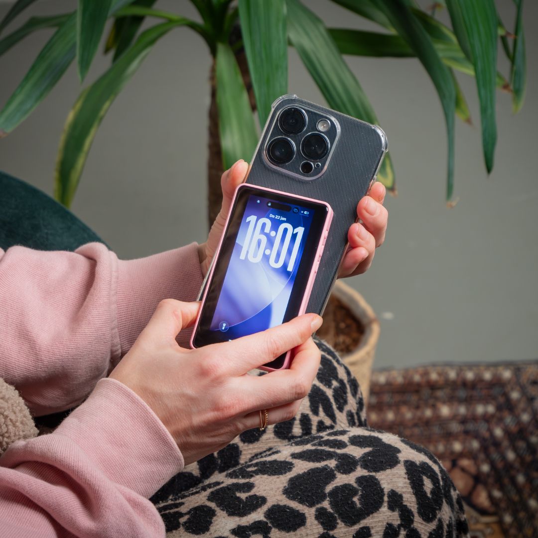 MOJOGEAR VS3 Selfie Vlog Monitor draadloos + bedraad - Roze - Overige producten