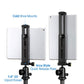 Home office set for tablet and iPad: metal tablet holder + adjustable tabletop tripod