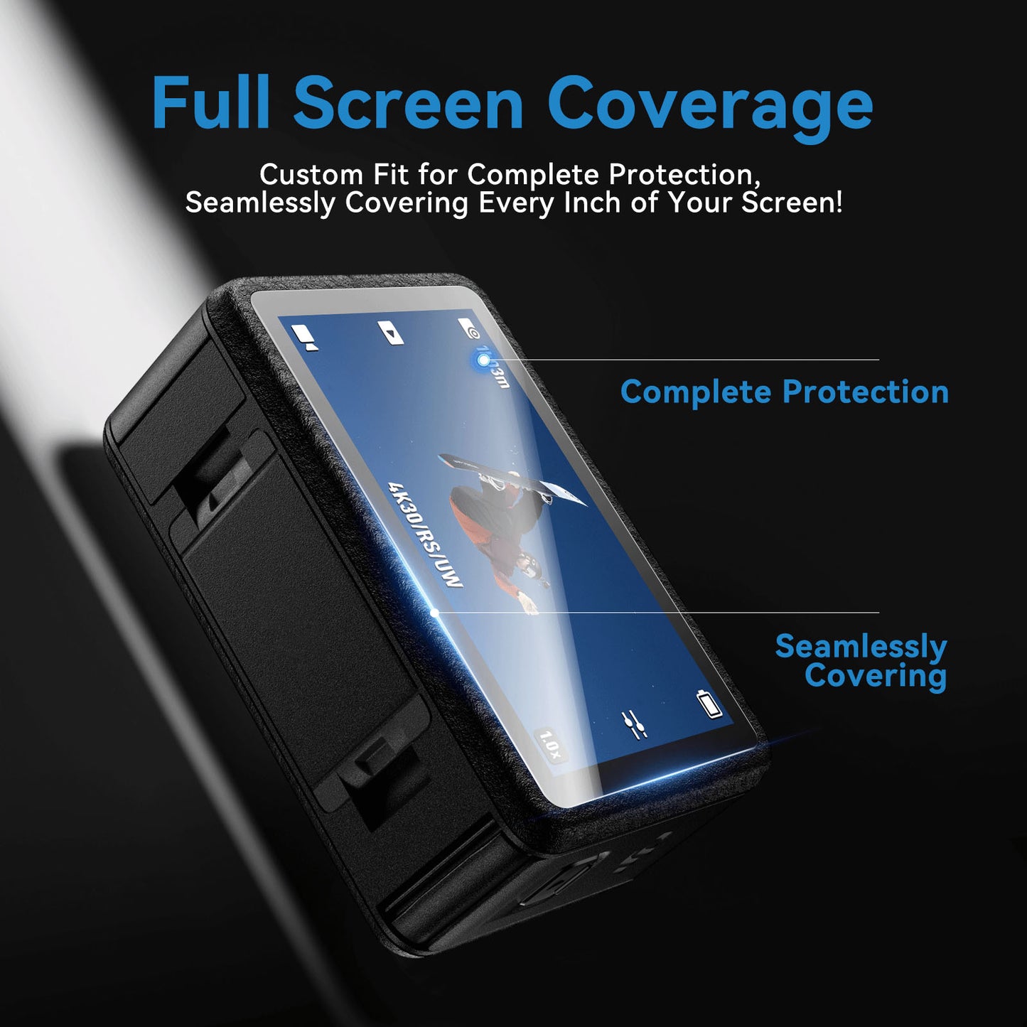 Telesin Screenprotector-set Glas DJI Osmo Action 5 - GoPro Screenprotectors