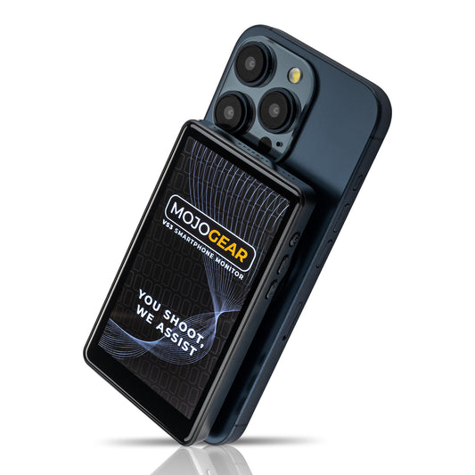 MOJOGEAR VS3 Selfie Vlog Monitor draadloos + bedraad - Zwart - Overige producten