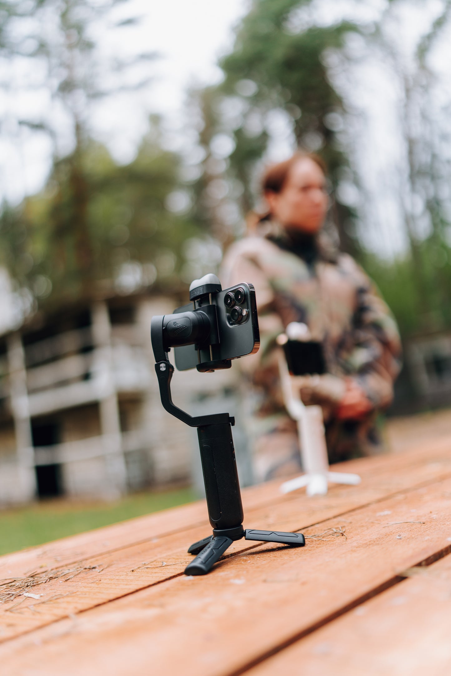 Hohem iSteady V2S smartphone gimbal met AI-sensor en lampje - Gimbals